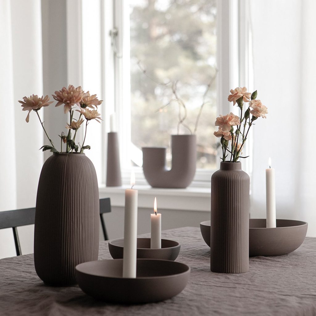 Hygge „made in Schweden": Das Label Storefactory ist bekannt für seien Vasen und Kerzenhalter.